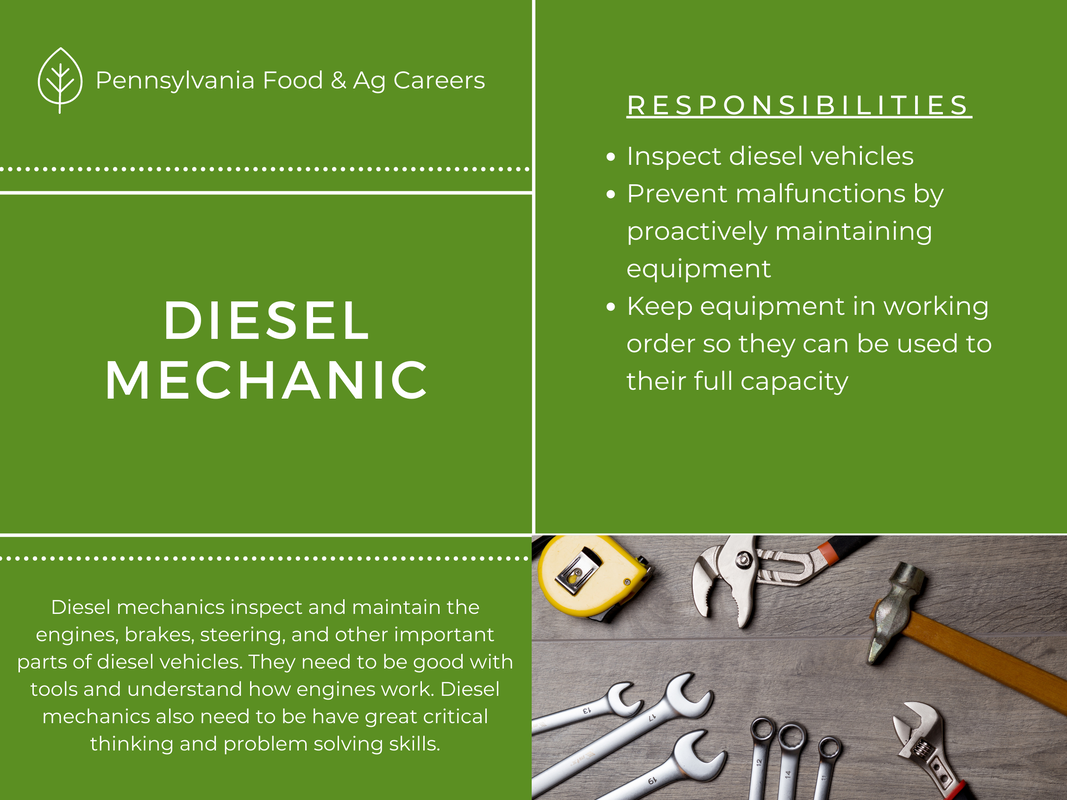 Diesel Mechanic - AG AND FOOD CAREERS IN PA